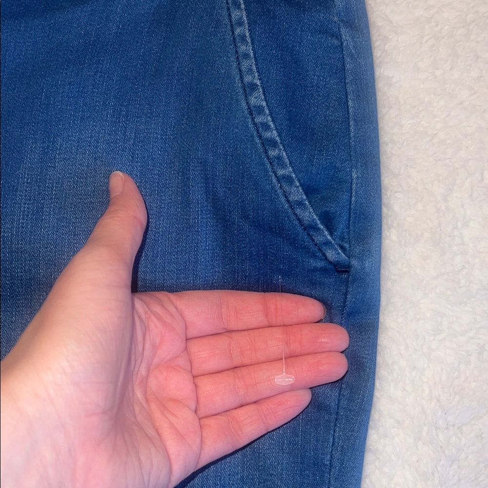 Frank & Eileen “Wicklow”‎ Italian Denim Crop Pants Blue Size 4 NWOT - Picture 5 of 13